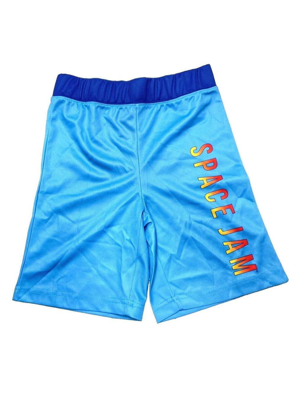 Boys Blue Space Jam Basketball Shorts Size XS Athletic Sportswear